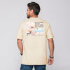 Camiseta Regular Color Beige e Ivoy Marca Rappaz