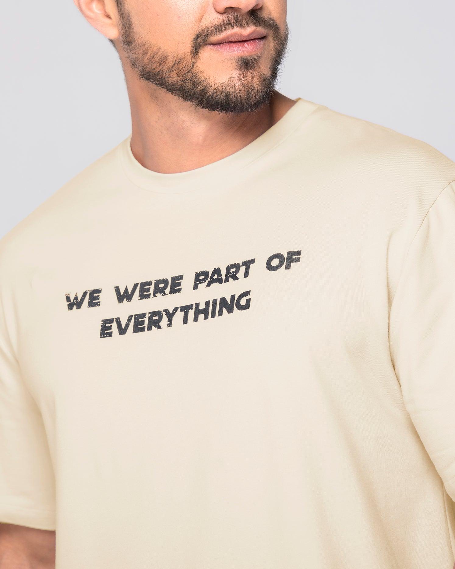 Camiseta Regular Color Beige e Ivoy Marca Rappaz