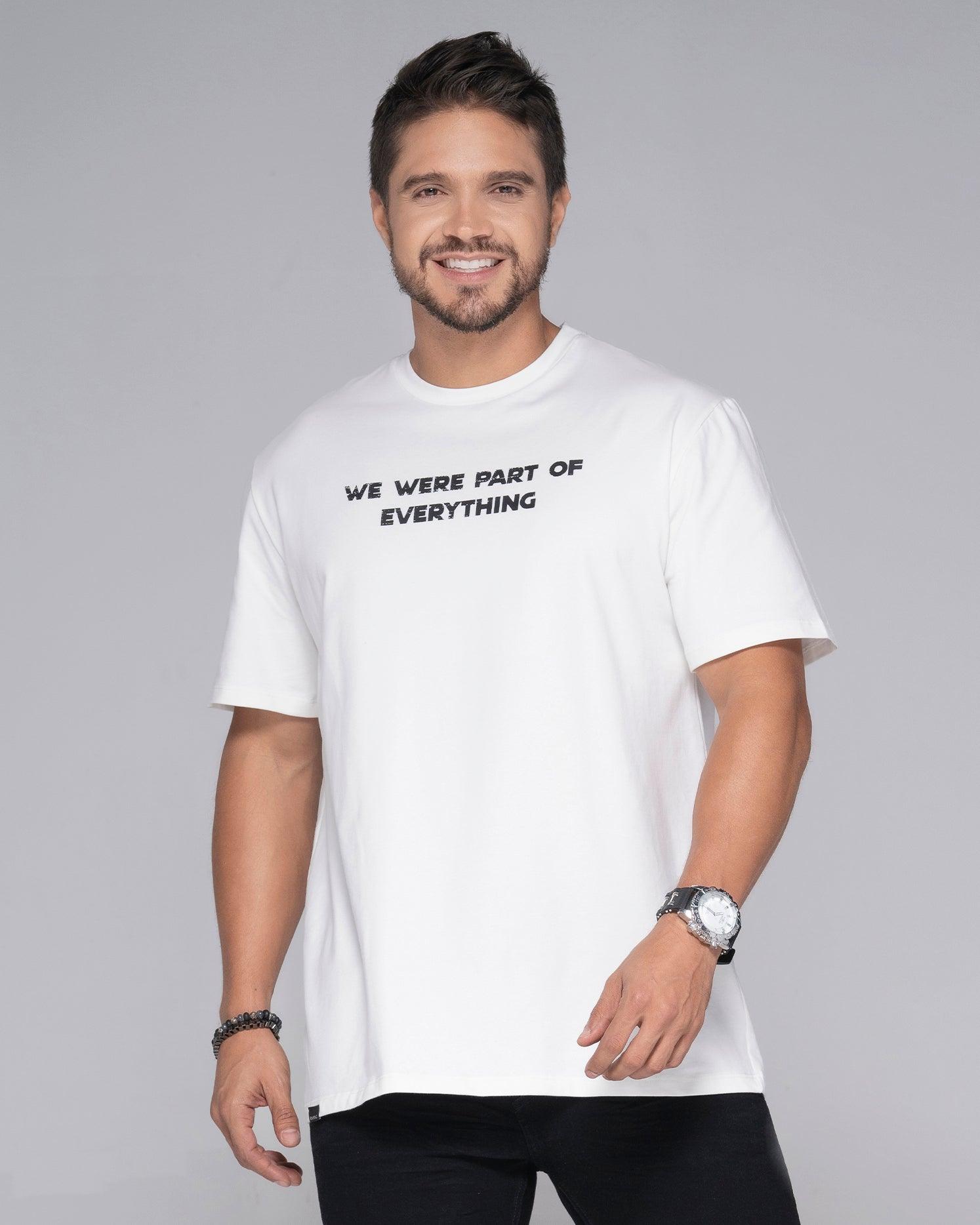 Camiseta Regular Color Beige e Ivoy Marca Rappaz