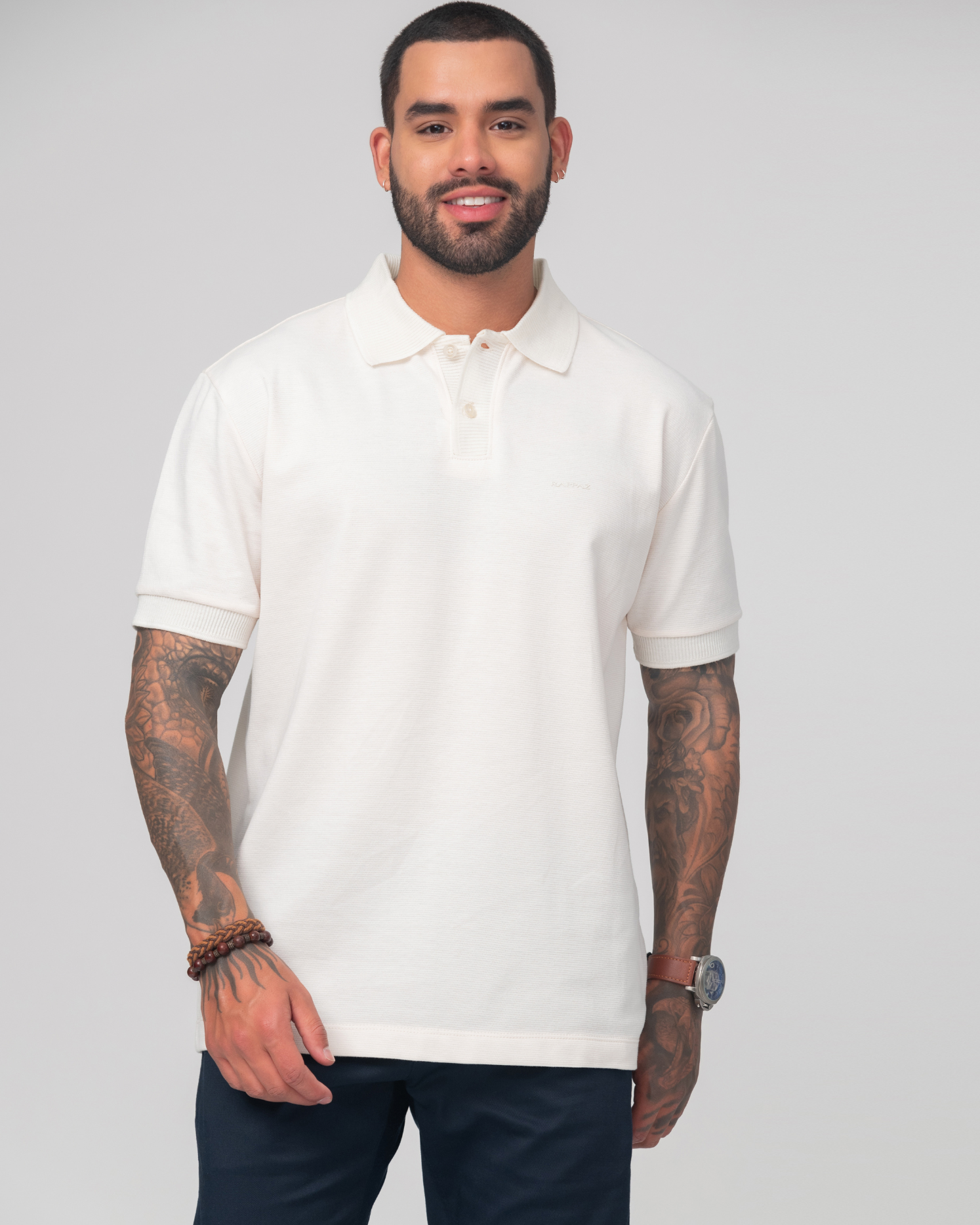 Camiseta Tipo Polo Elemental Marca Rappaz