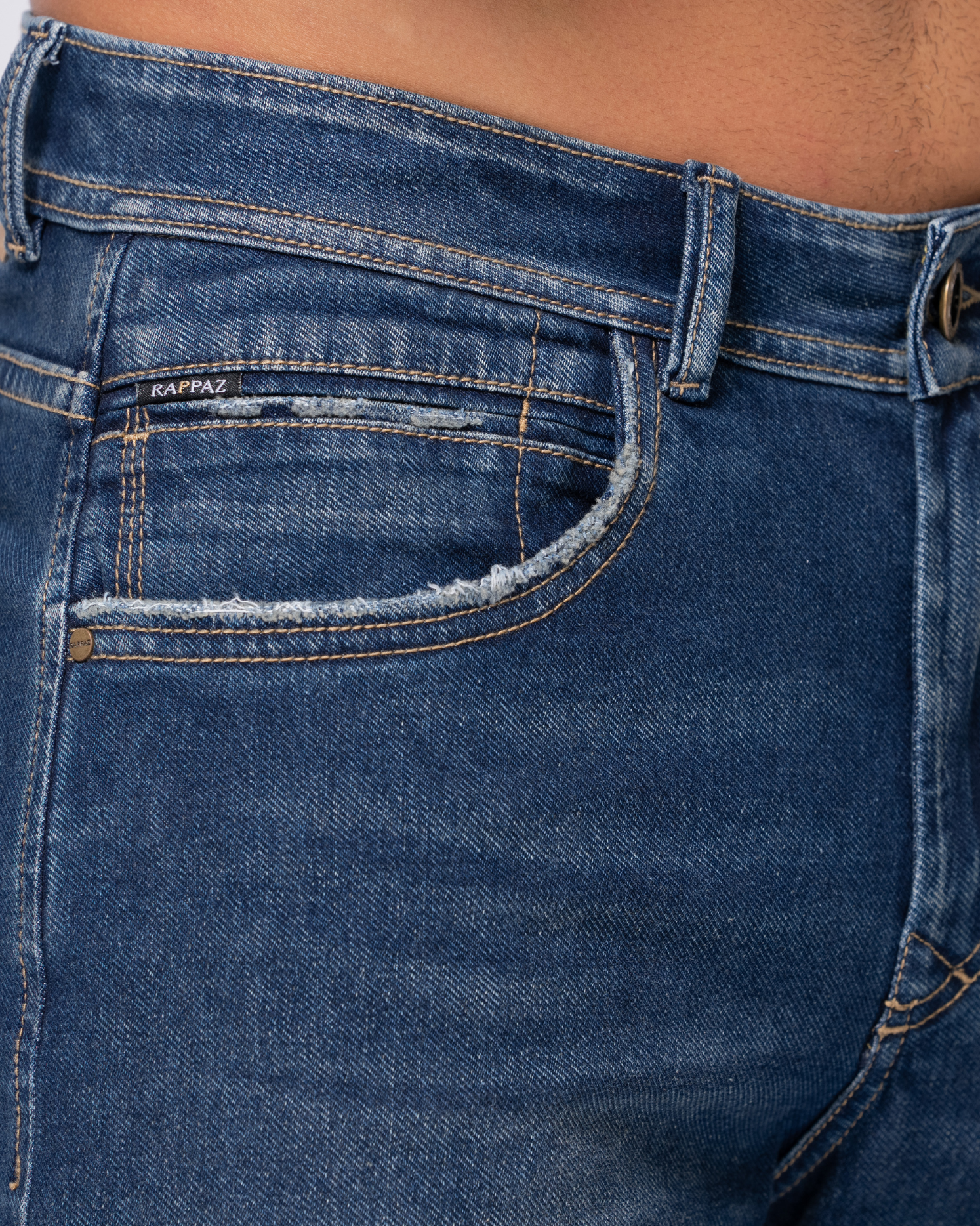 Jean Regular Destroyer en Bolsillos Marca Rappaz