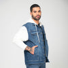 Chaqueta Denim con Capucha