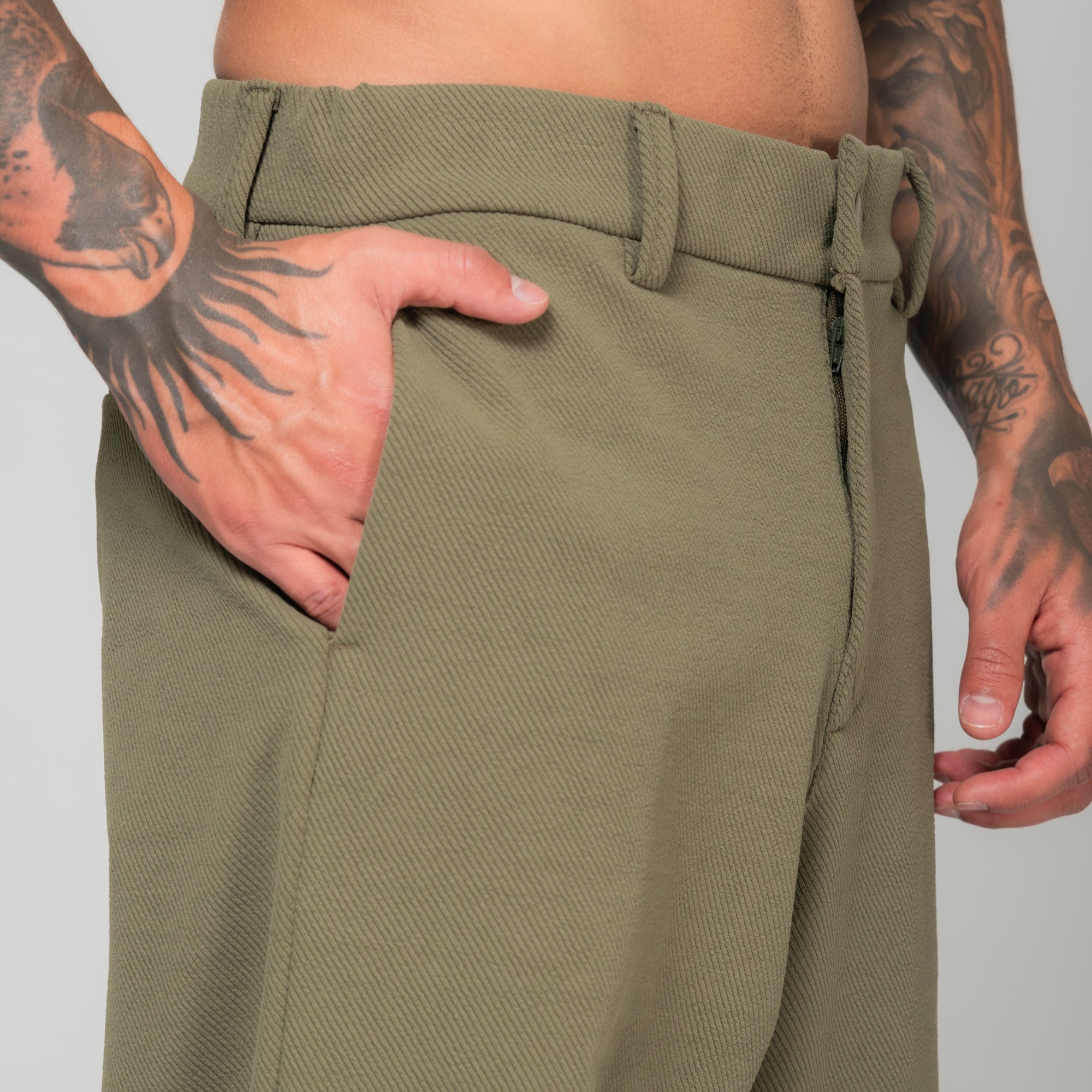 Olive EcoDrift Trousers