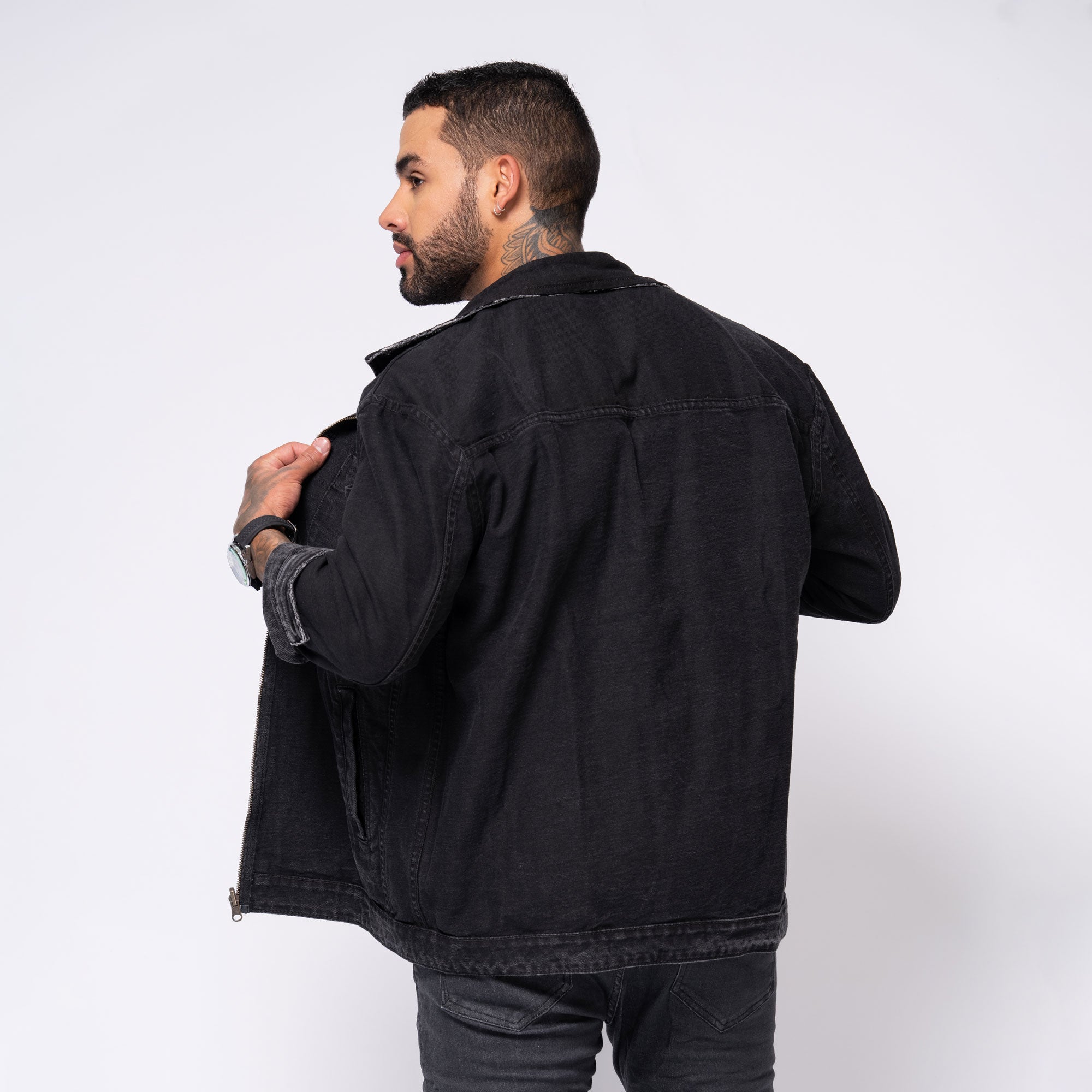 Chaqueta Doble Faz Color Gris Oscuro Marca Rappaz