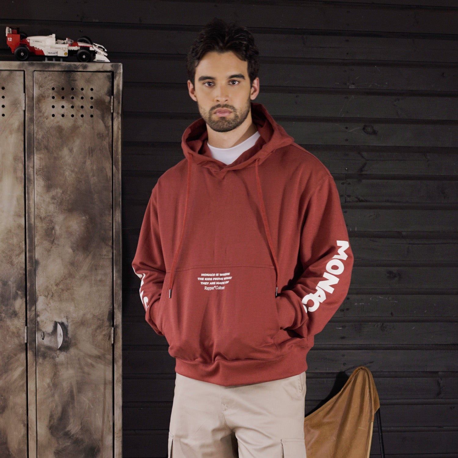 Hoodie Grand Prix Monaco Red