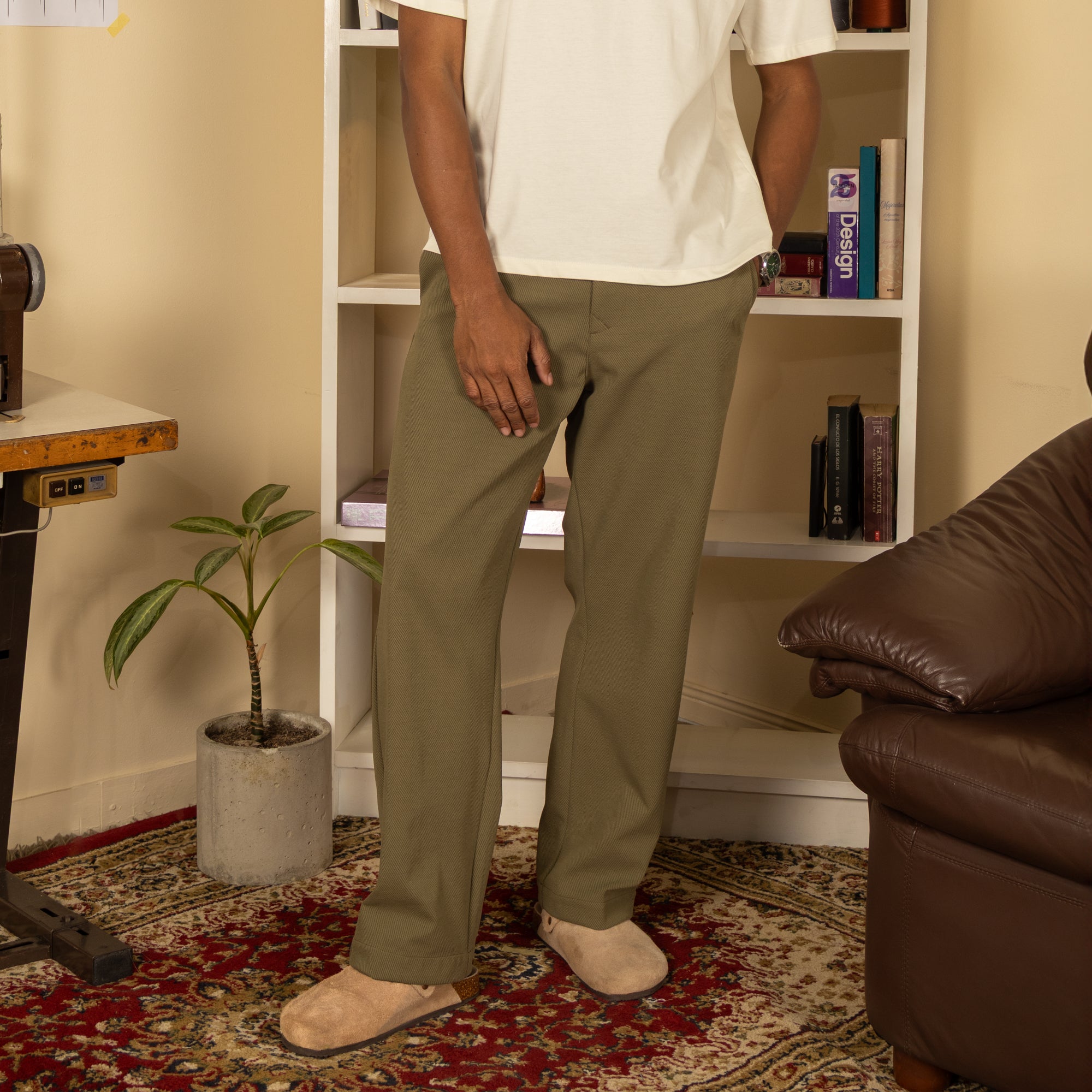 Olive EcoDrift Trousers