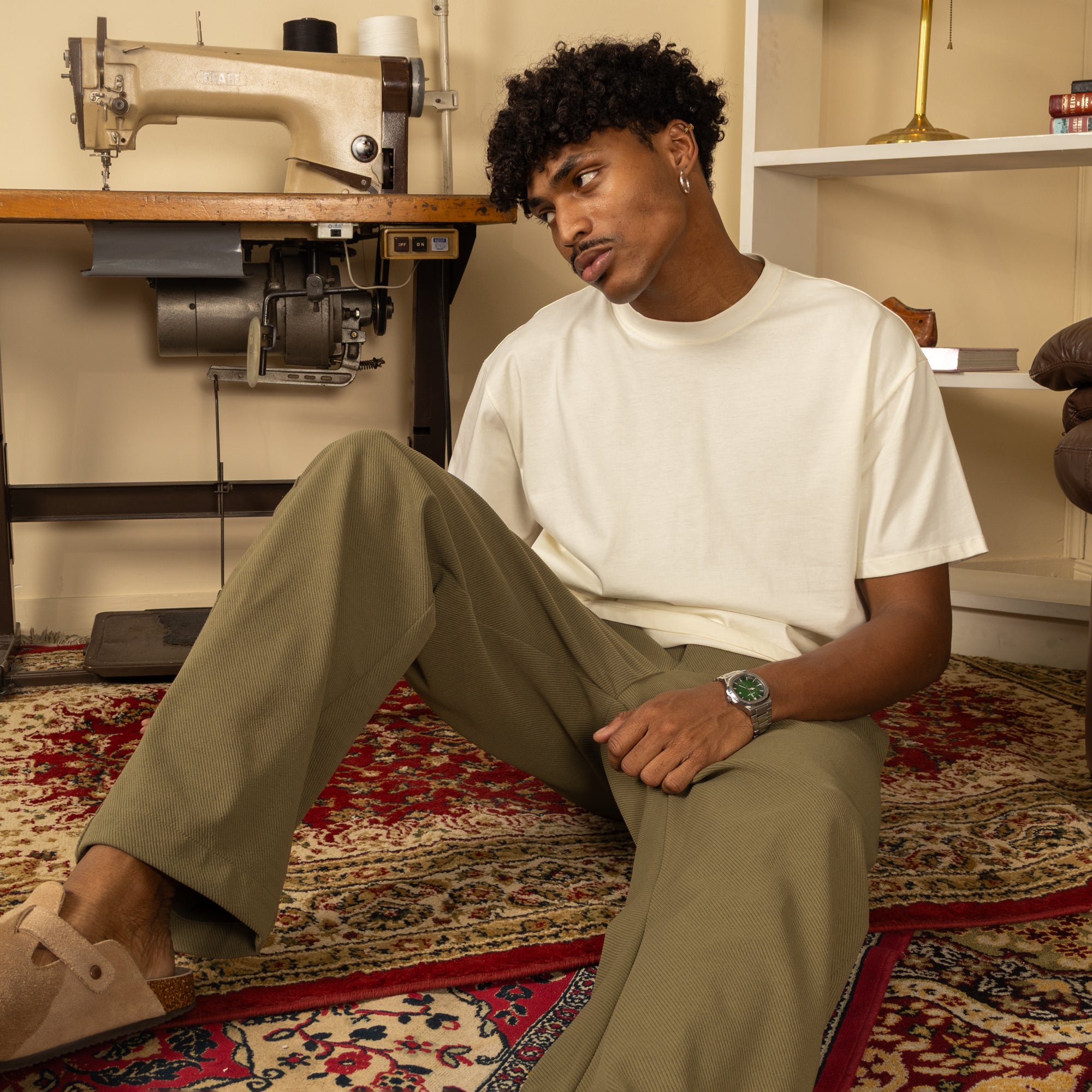 Olive EcoDrift Trousers