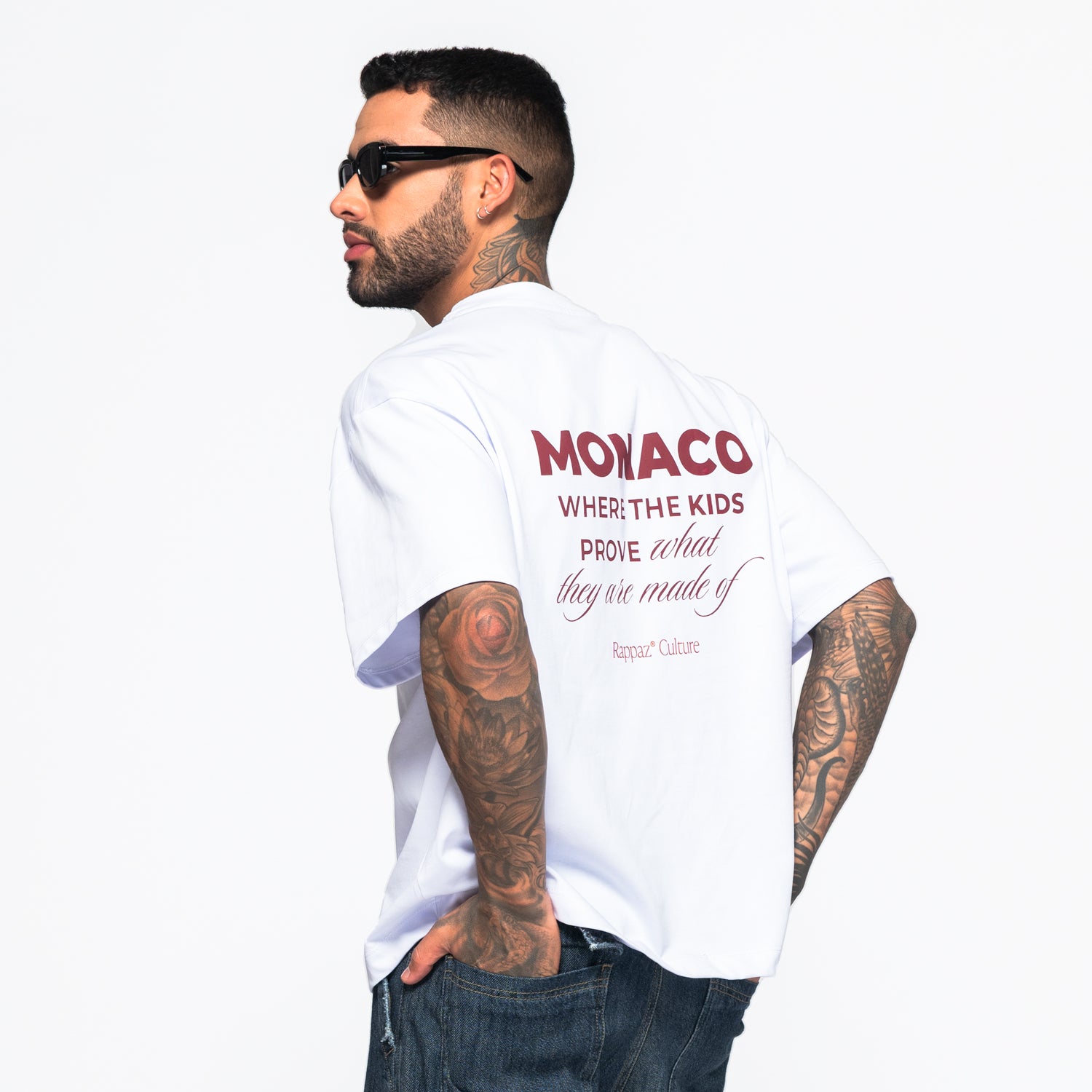 Monaco Boxy Fit Tee White