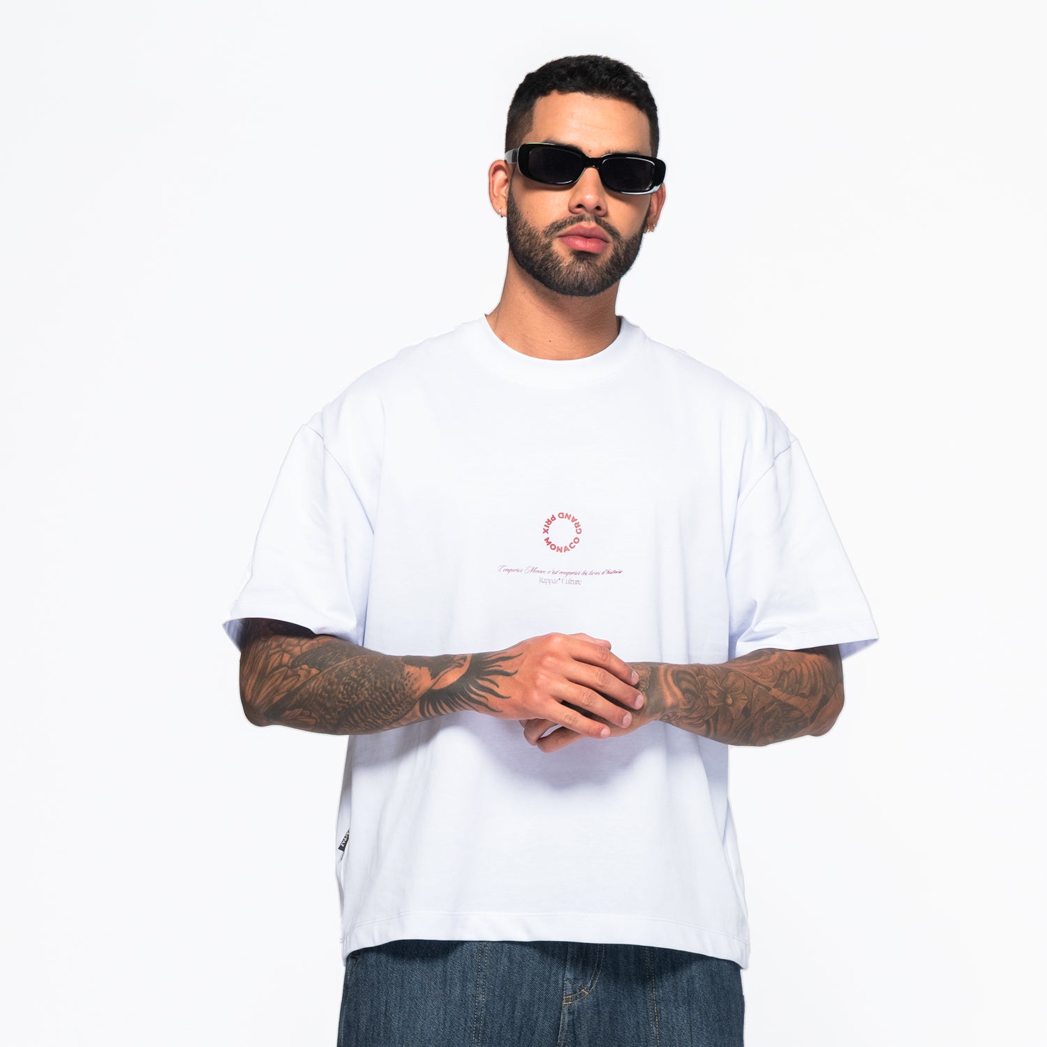Monaco Boxy Fit Tee White