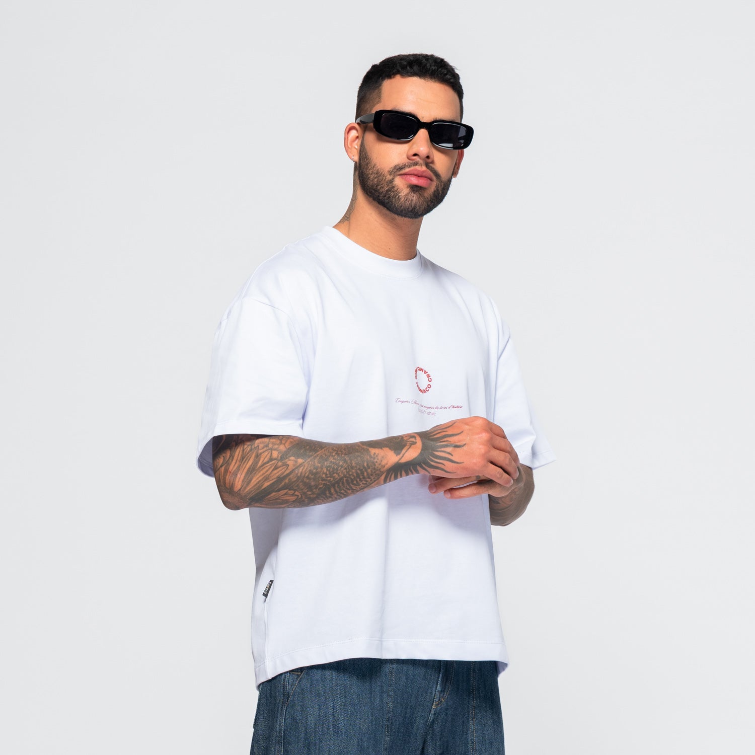 Monaco Boxy Fit Tee White