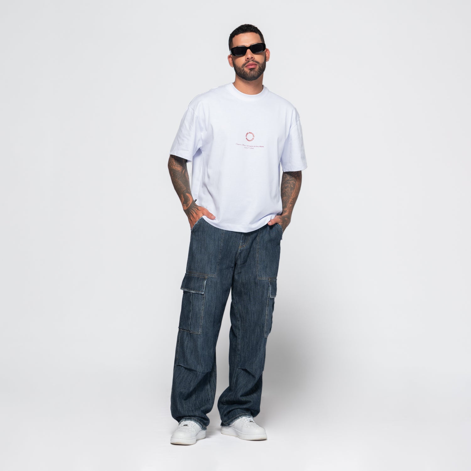 Monaco Boxy Fit Tee White