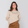 Long Sleeve Corded Layer Kaki WOMAN