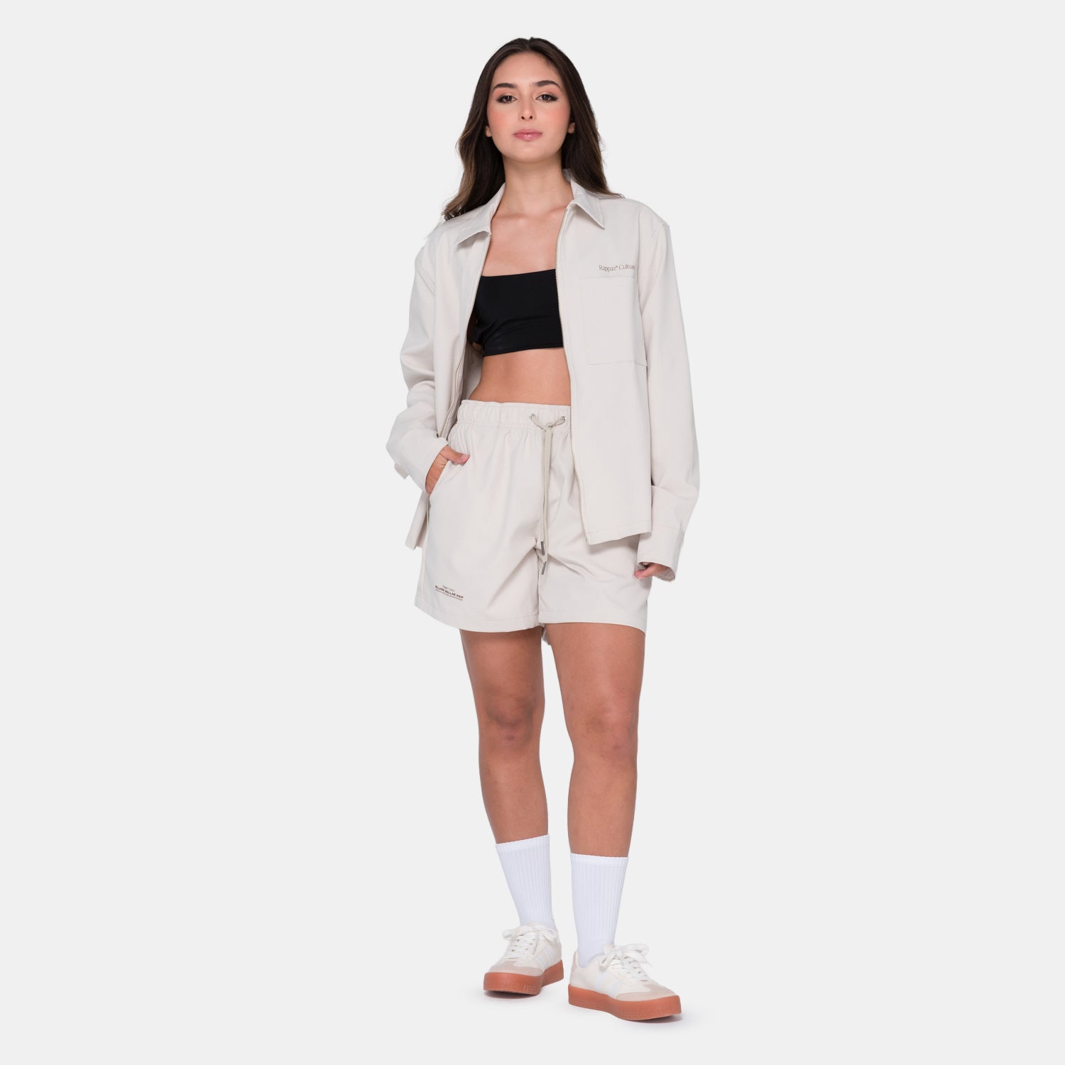 Billion Dollar Shorts Beige WOMAN