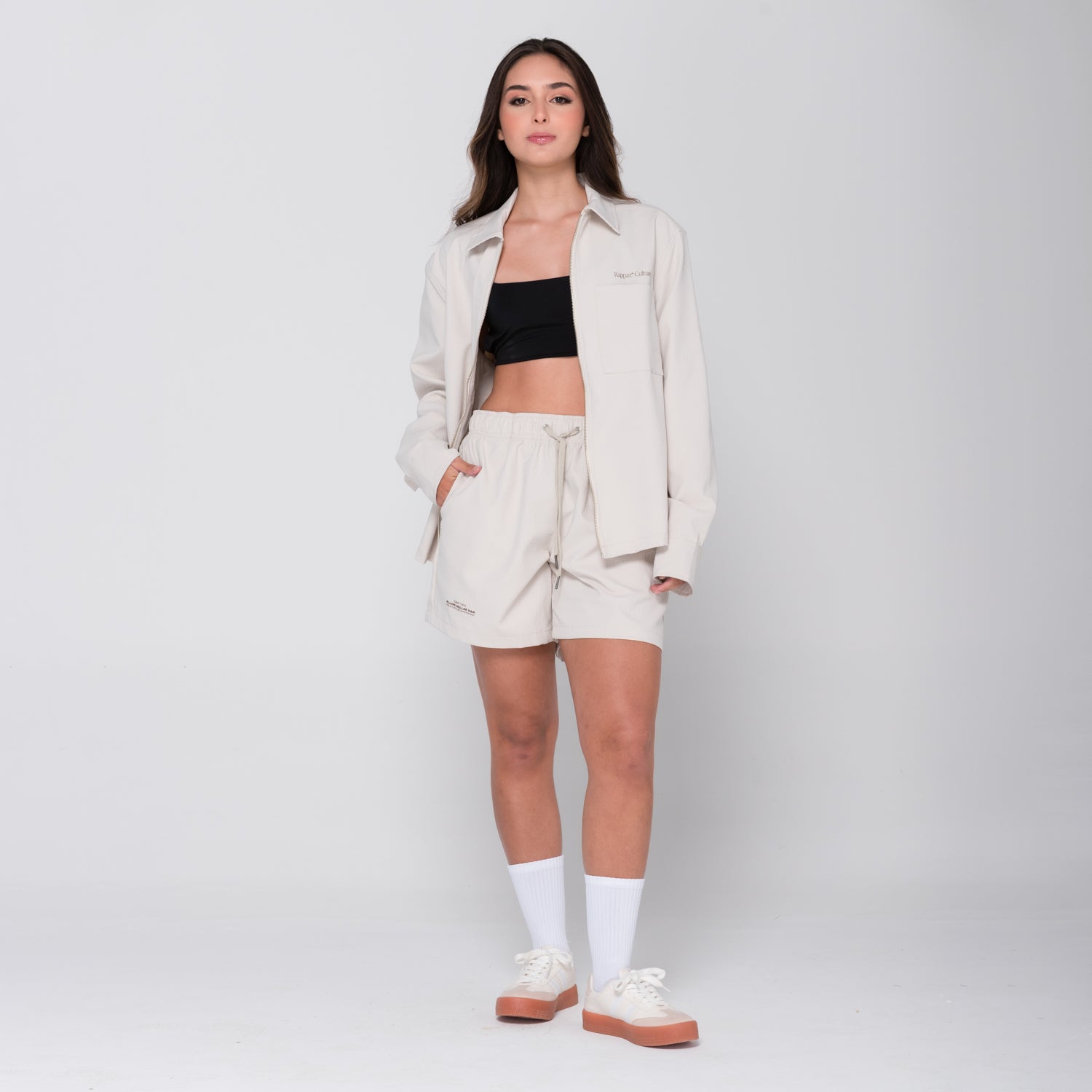 Billion Dollar Shorts Beige WOMAN