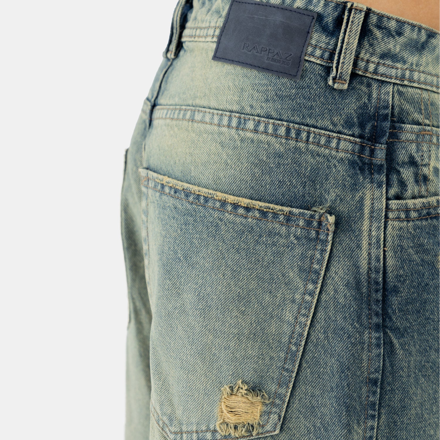 Dirty Fade Oversize Short WOMAN