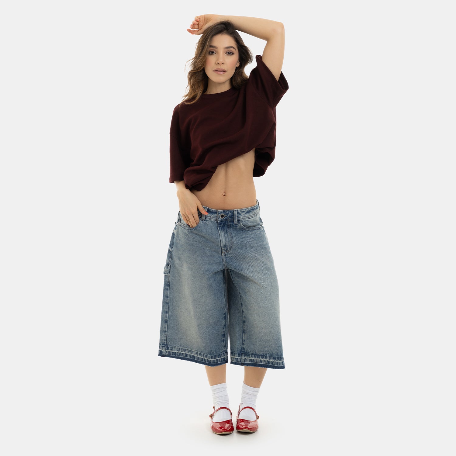 Wide Horizon Short Dark Blue