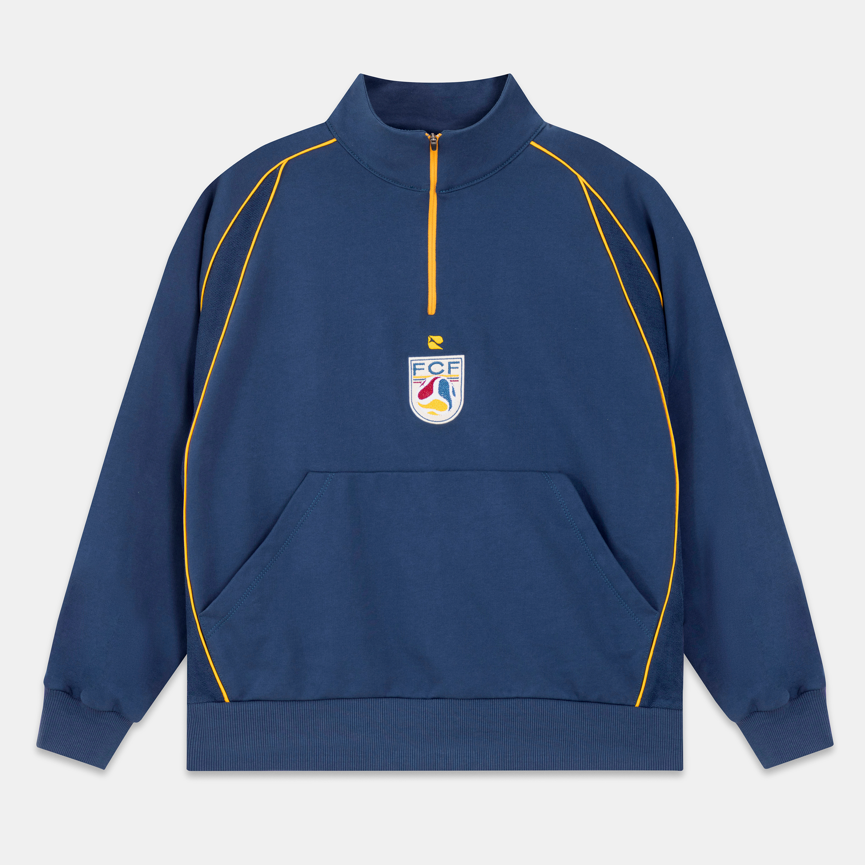 Warm Up Half Zip Azul