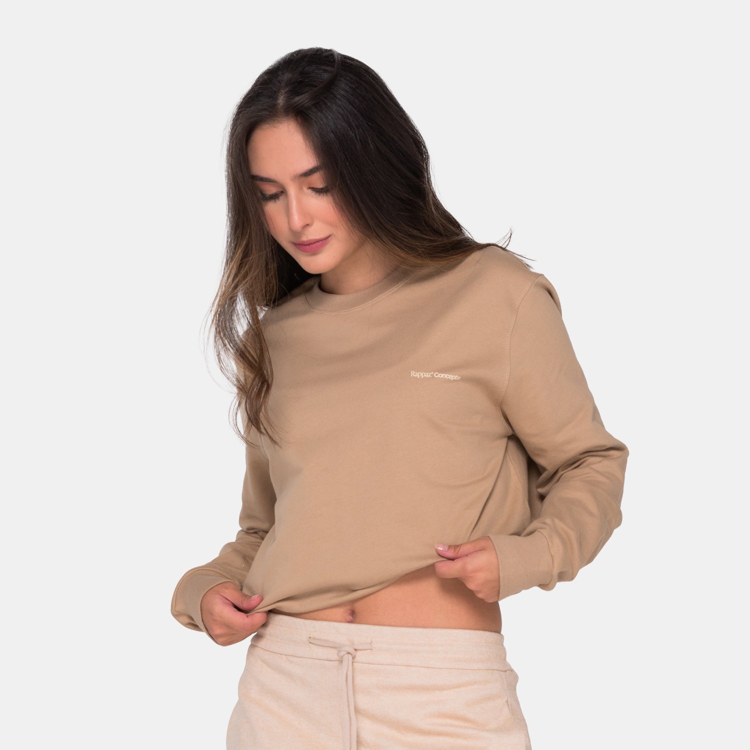 Long Sleeve Essential Kaki WOMAN