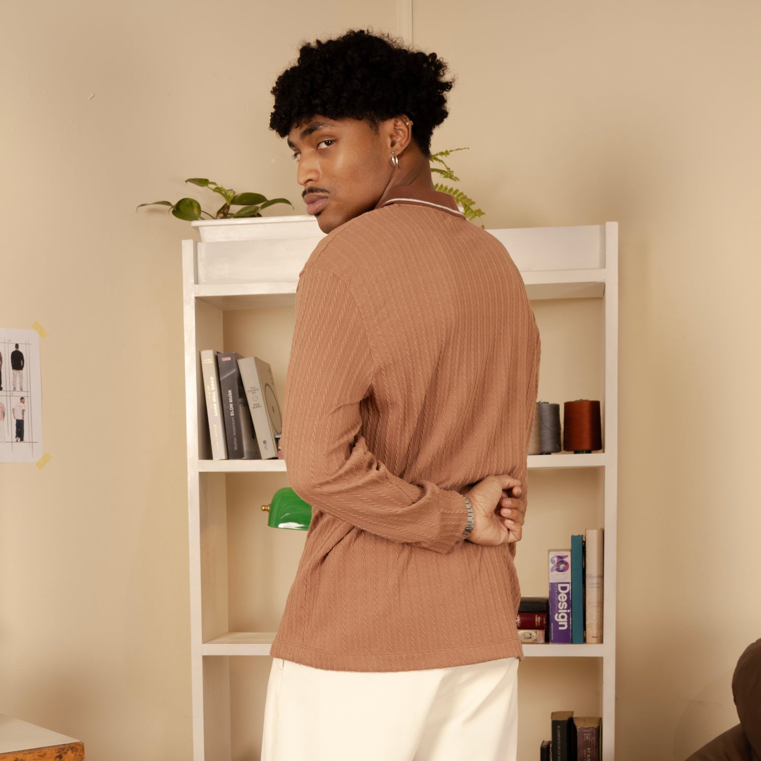 Polo Knit Sweater Mocca