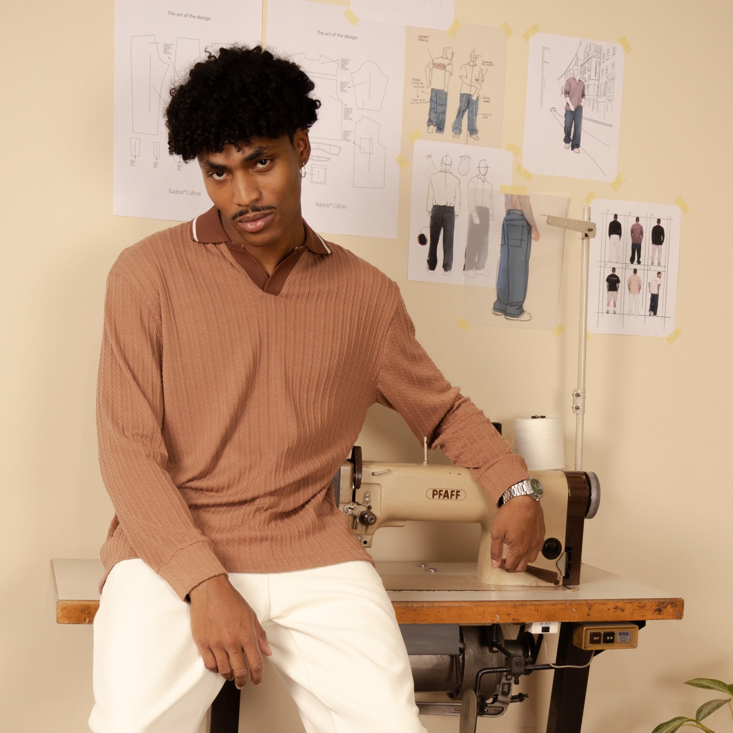 Polo Knit Sweater Mocca