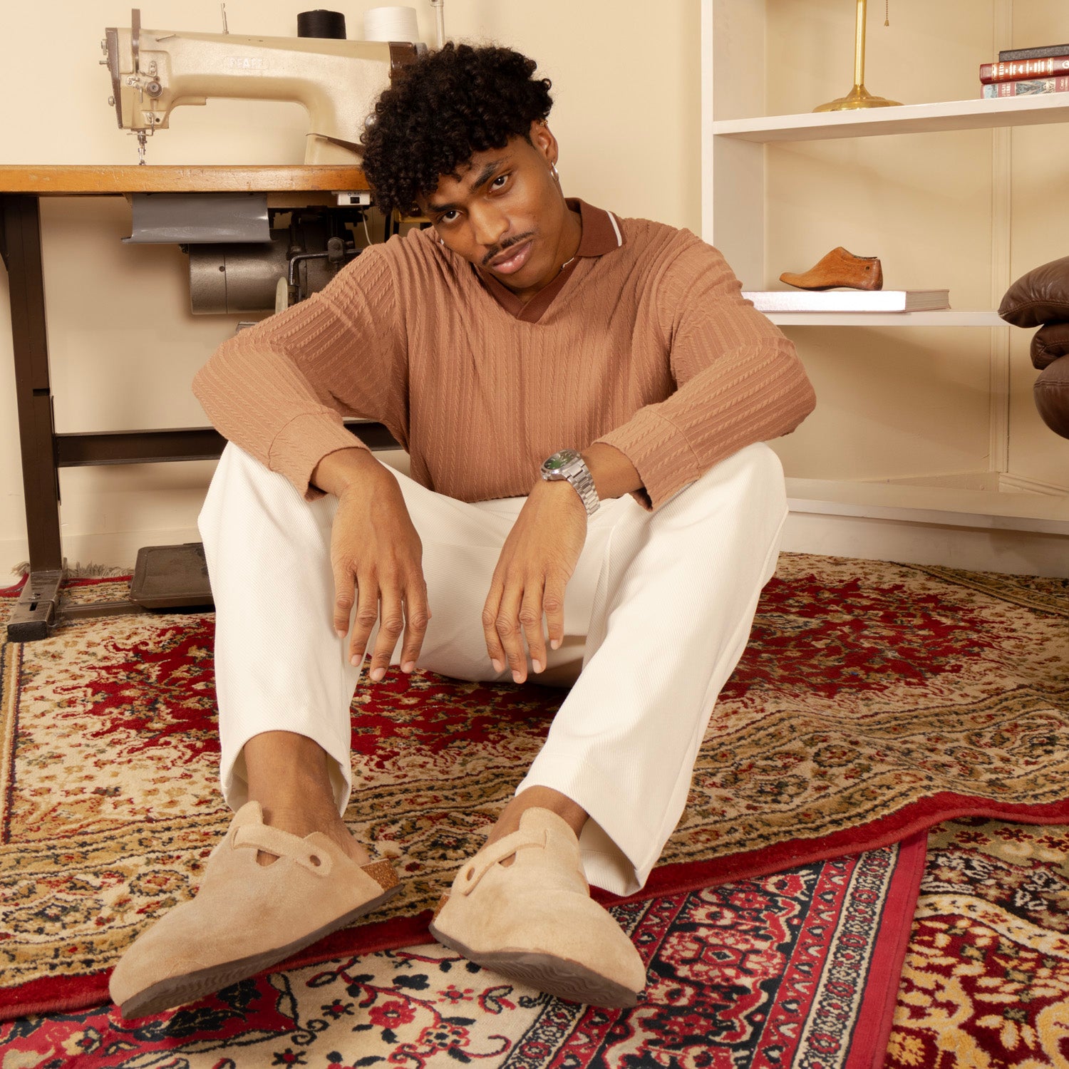 Polo Knit Sweater Mocca