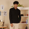Polo Knit Sweater Negro