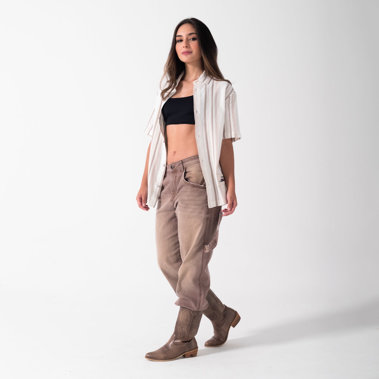 Short Sleeve Ayrton Senna '88 Kaki WOMAN