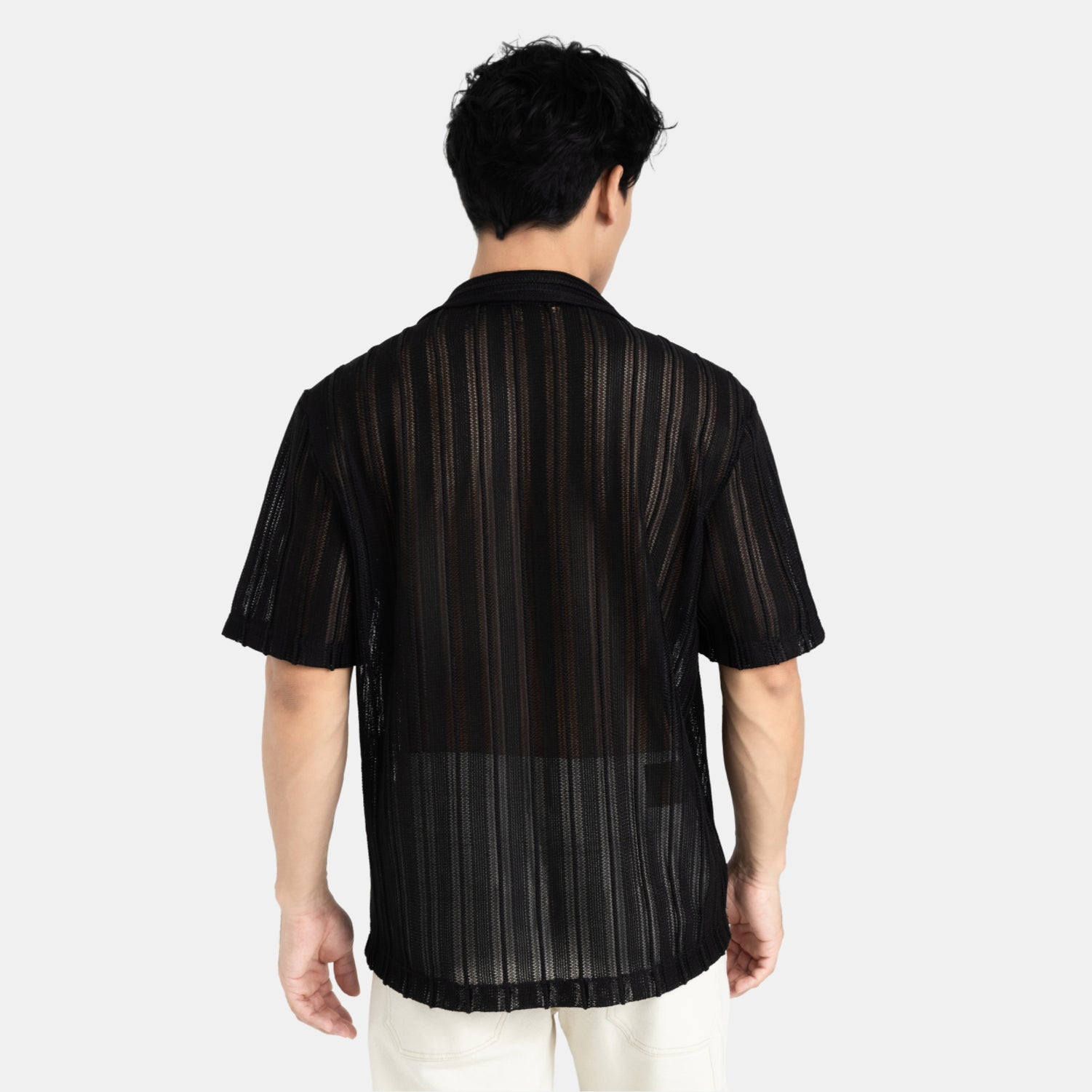 Shadow Lines Shirt Black