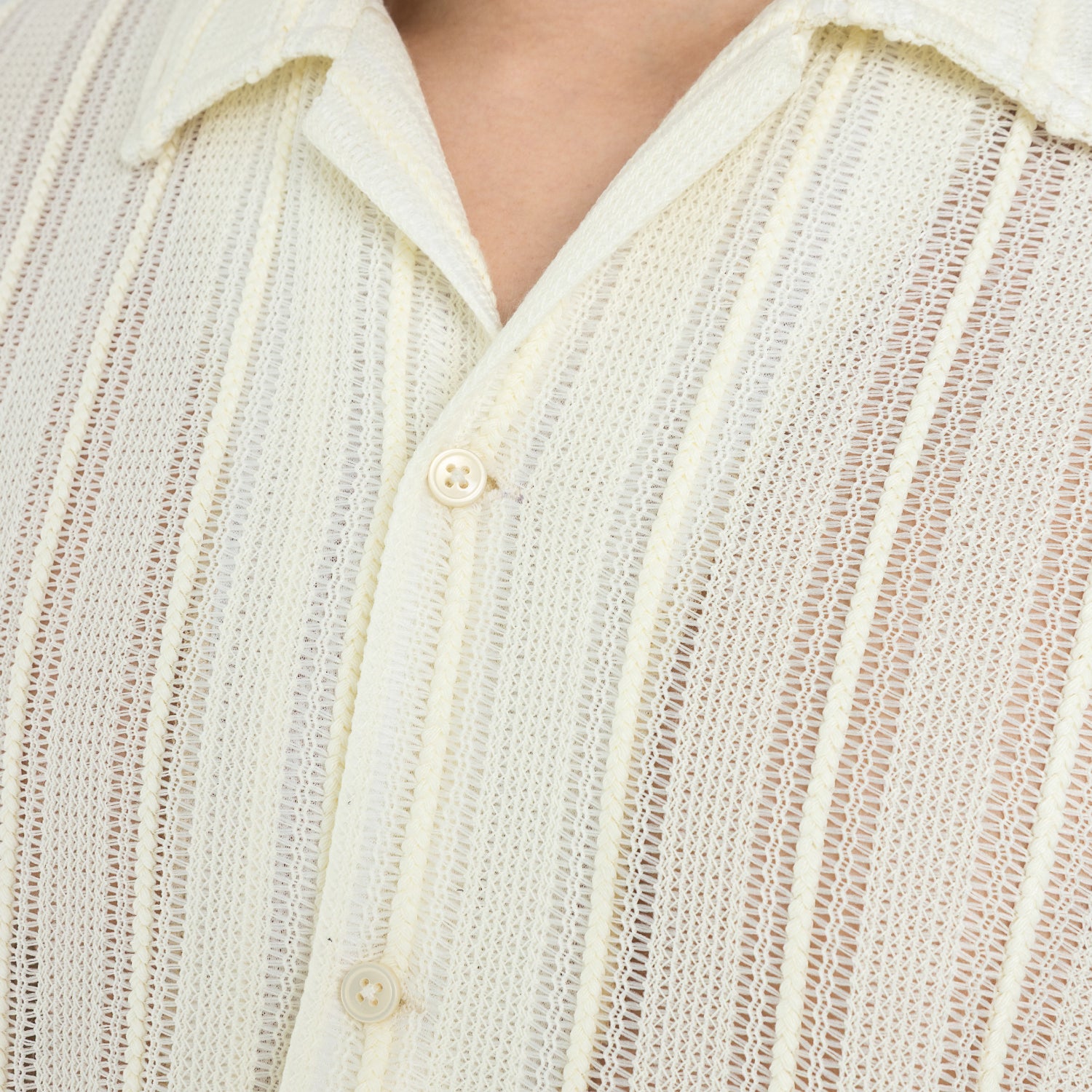 Shadow Lines Shirt Ivory