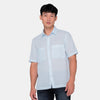 Vertical Stripes S/S Shirt Light Blue