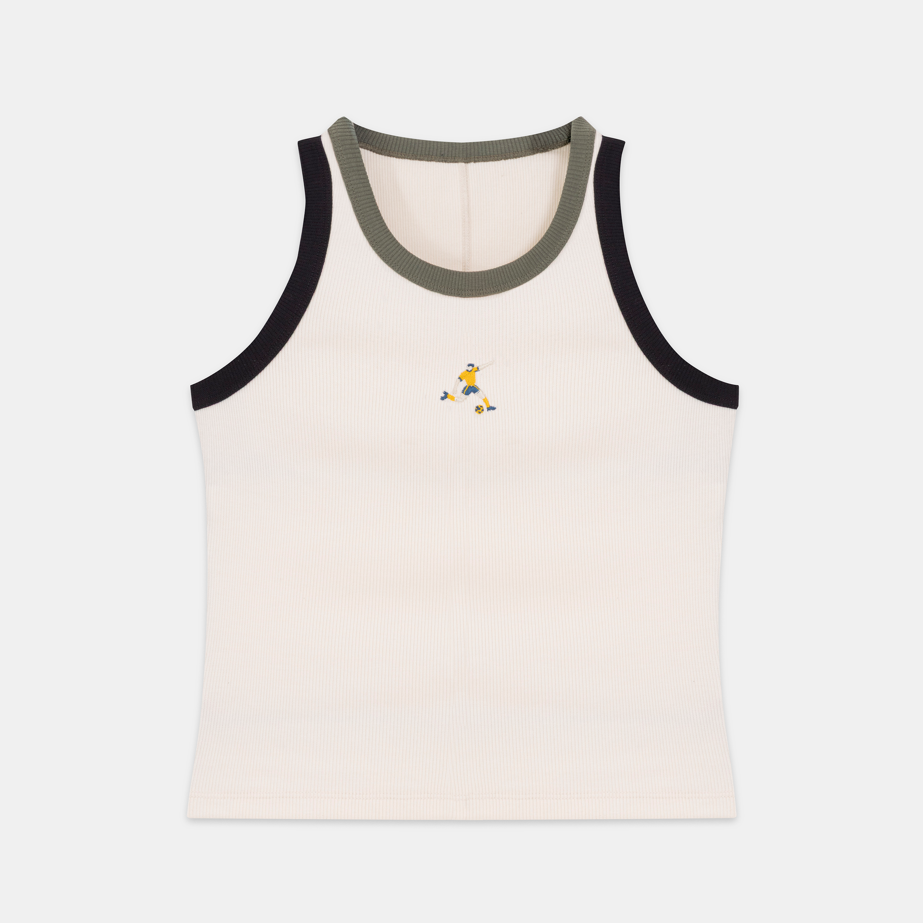 Gol Tank Top Negro