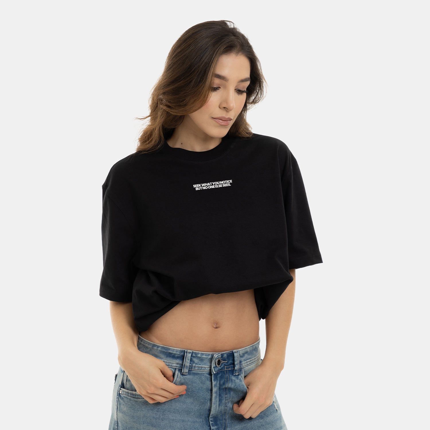 Essential Statement Tee Black WOMAN