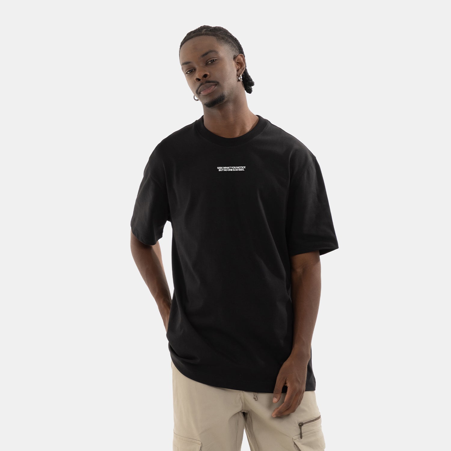 Essential Statement Tee Black