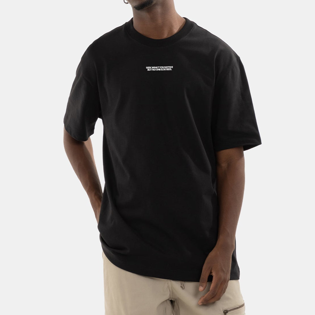 Essential Statement Tee Black