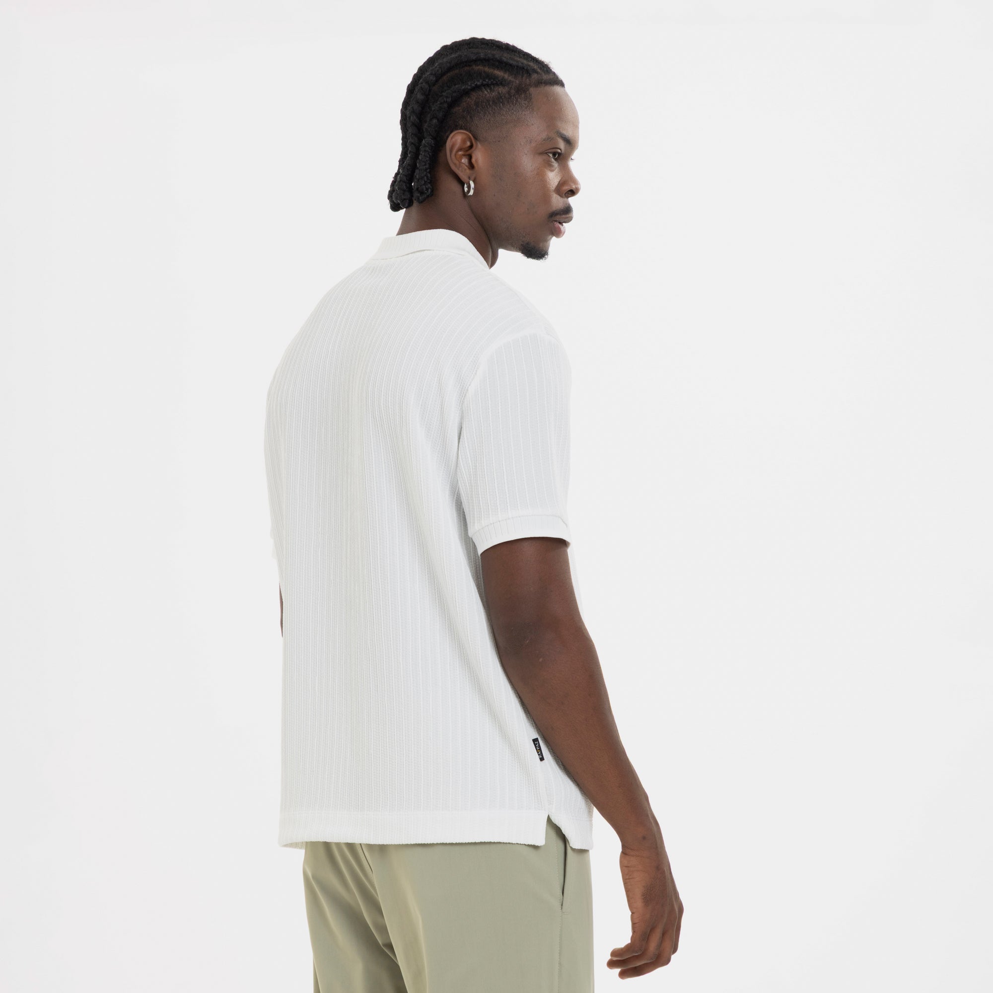 Refined Polo Knit Ivory