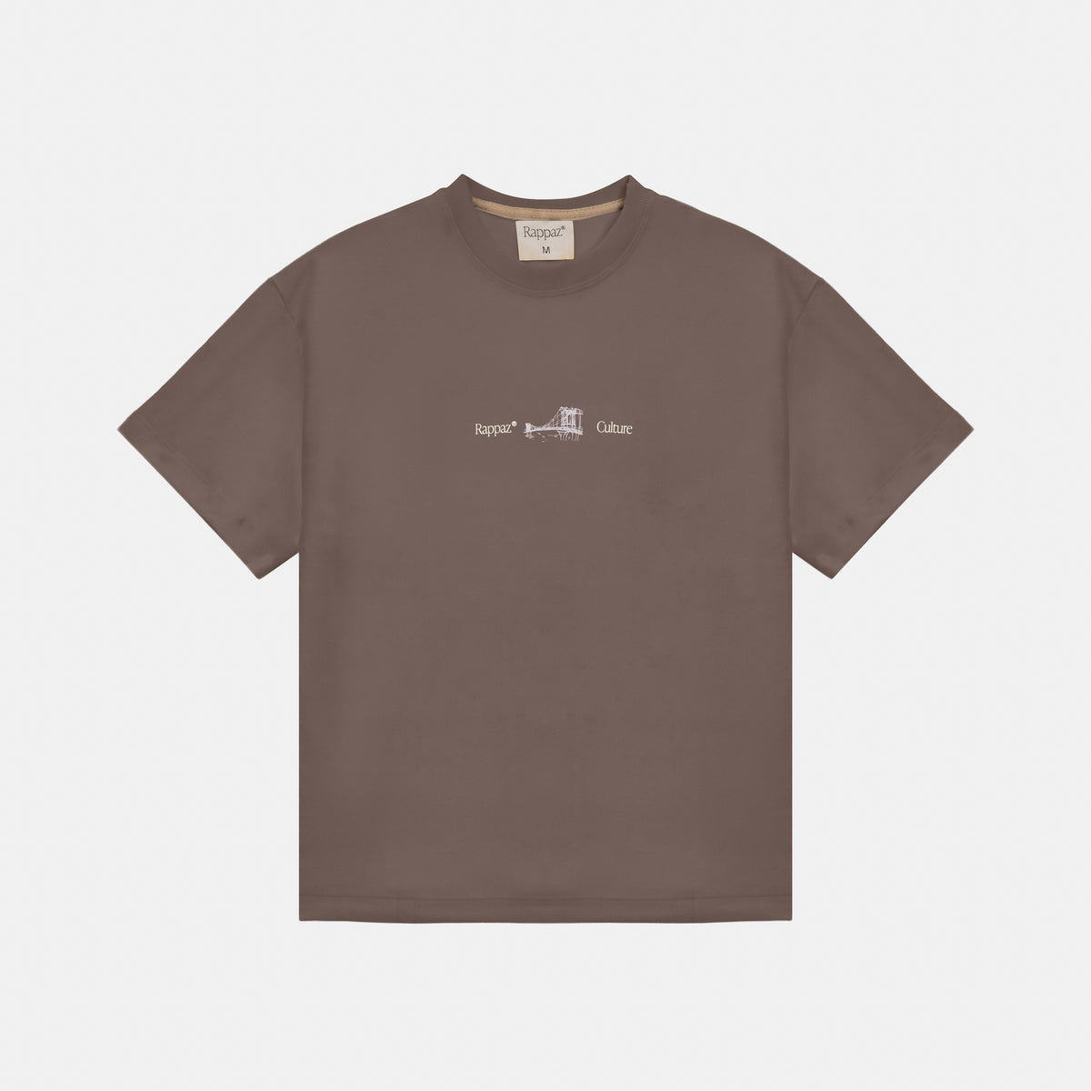 Boxy Fit Tee Brooklyn Bridge Taupe