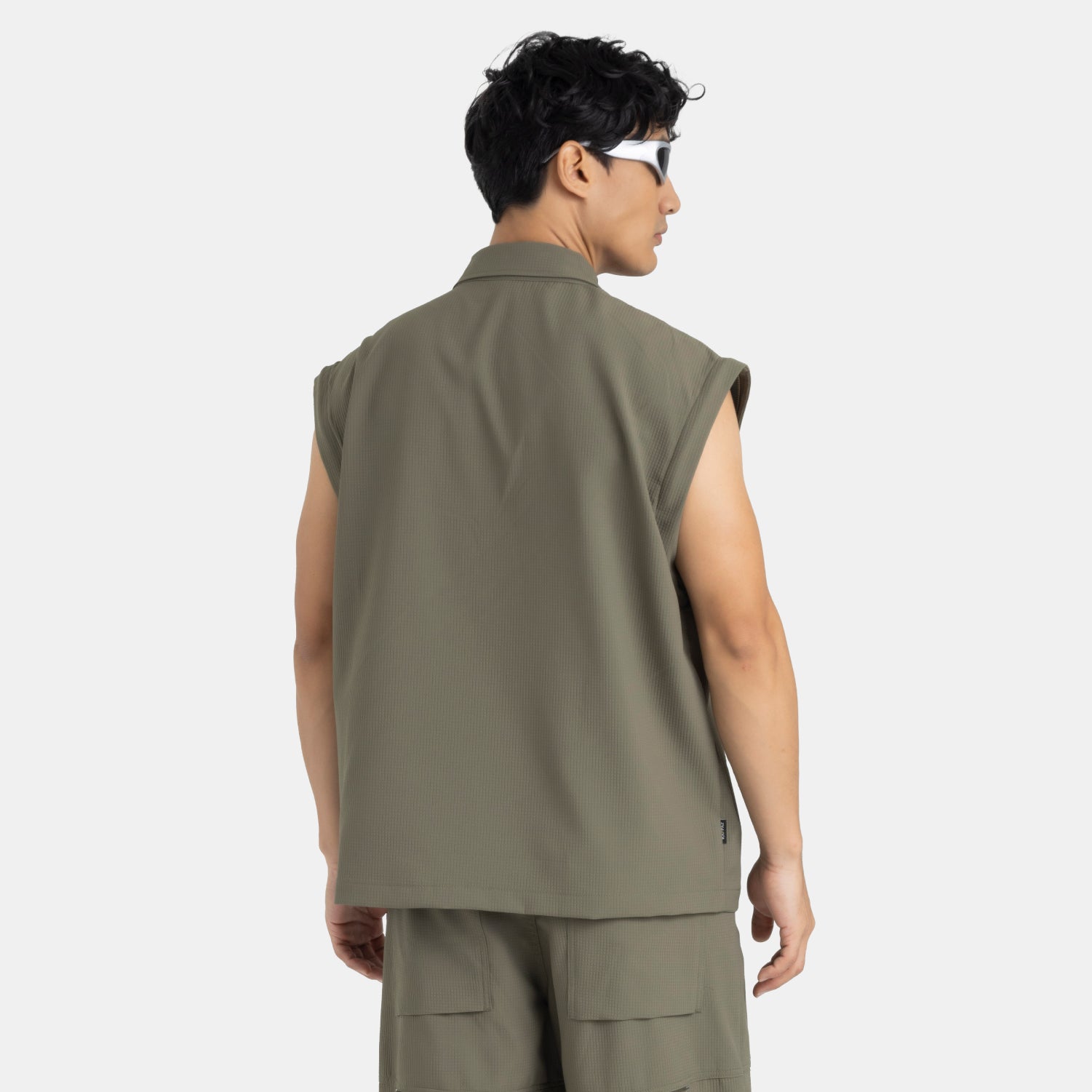 Convertible Utility Jacket Military Green