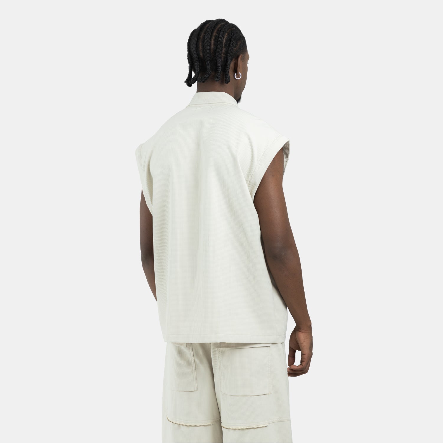 Convertible Utility Jacket Beige