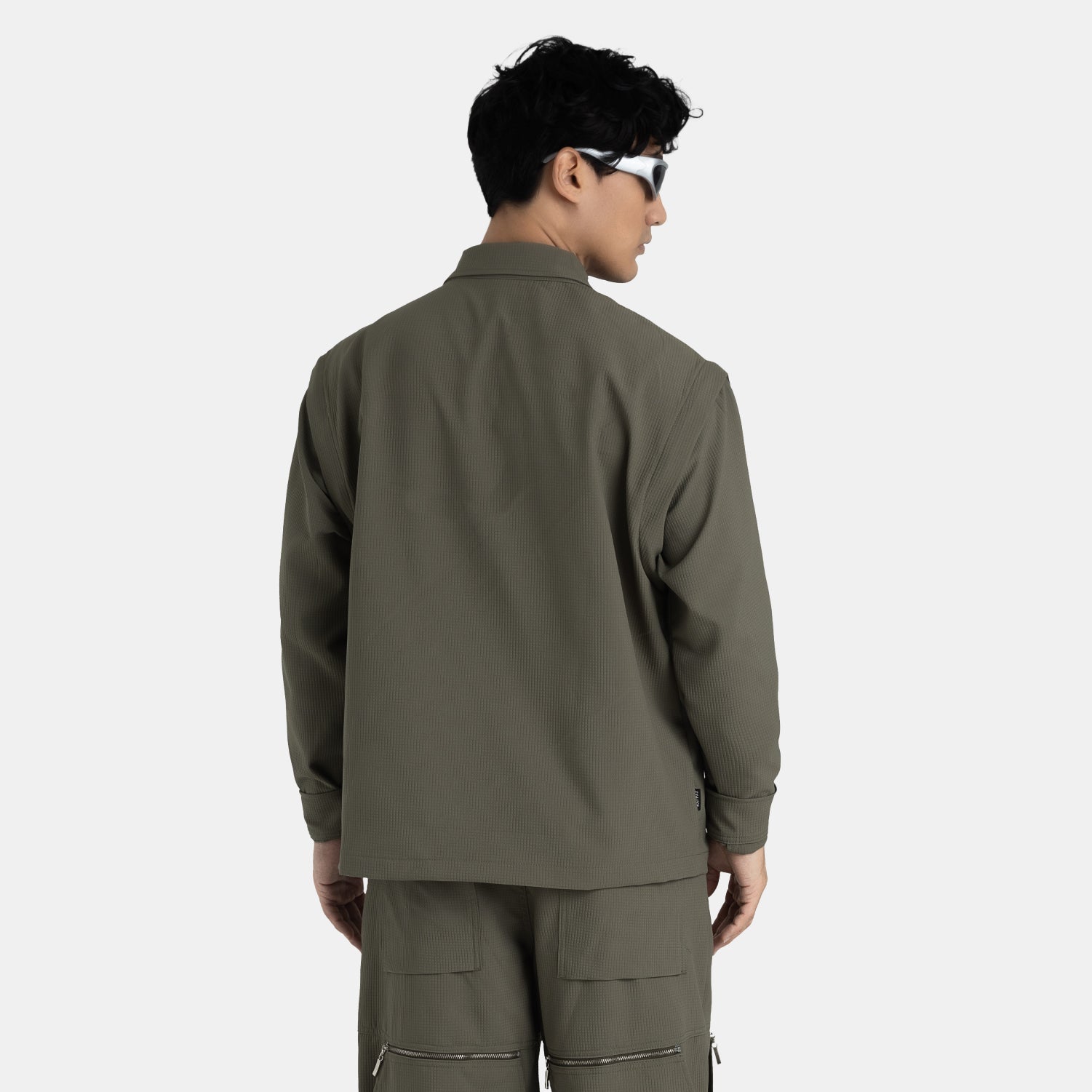 Convertible Utility Jacket Military Green