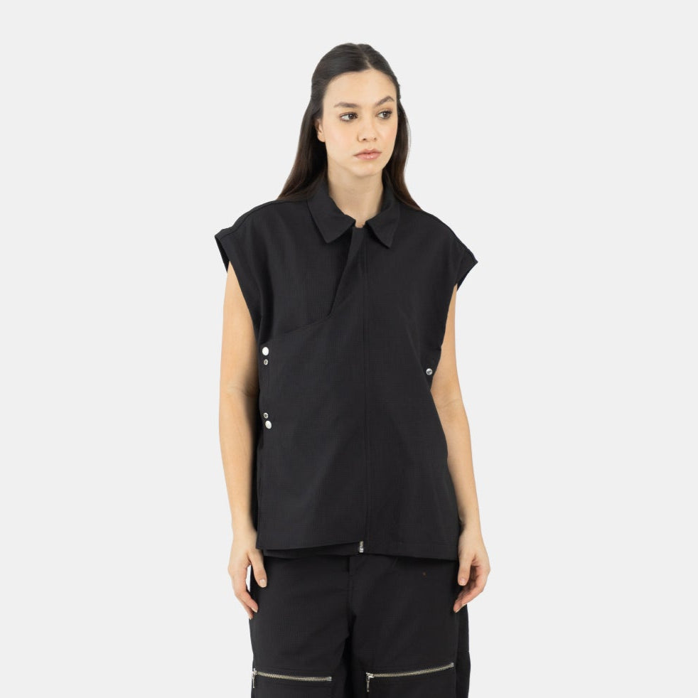 Convertible Utility Jacket Black WOMAN