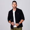 Chaqueta Clásica Color Negro Marca Rappaz