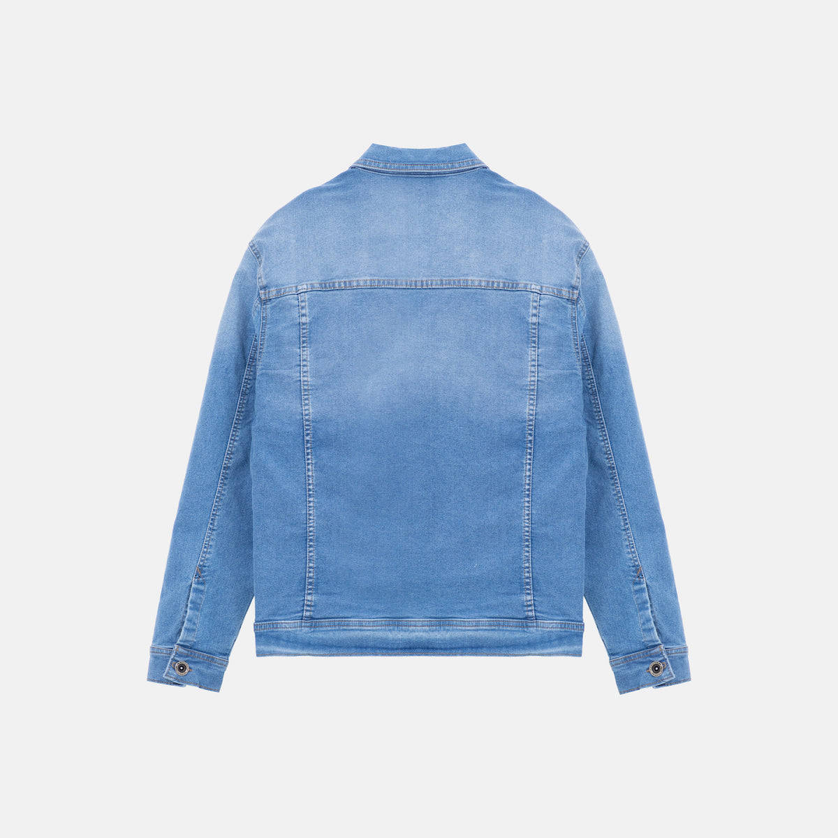 Chaqueta Denim Clásica Azul Medio