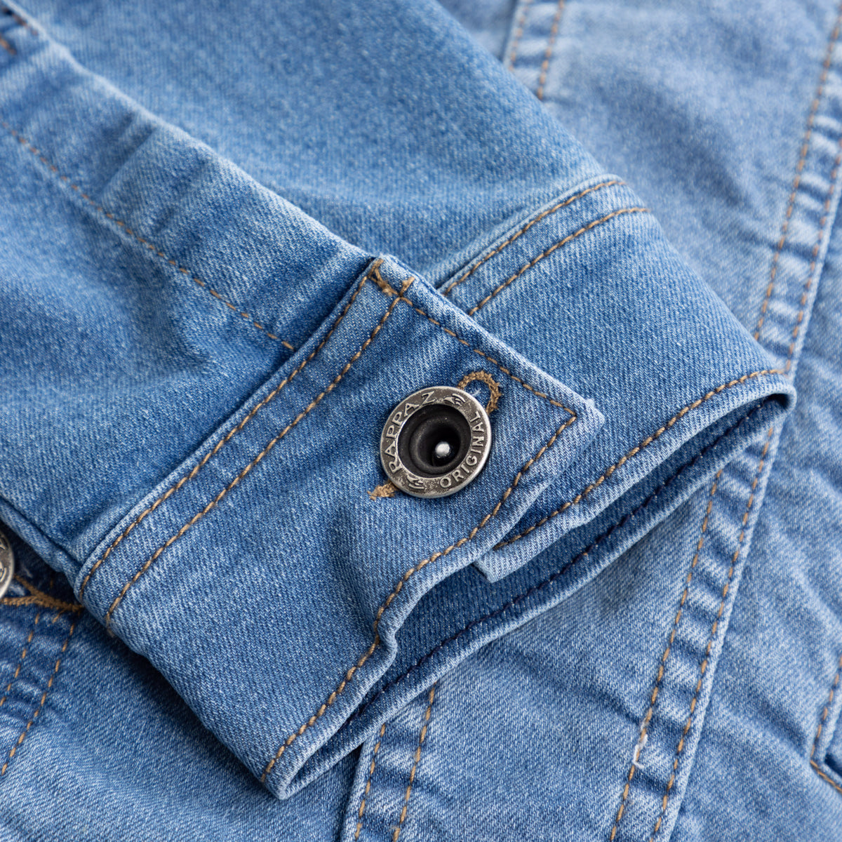 Chaqueta Denim Clásica Azul Medio