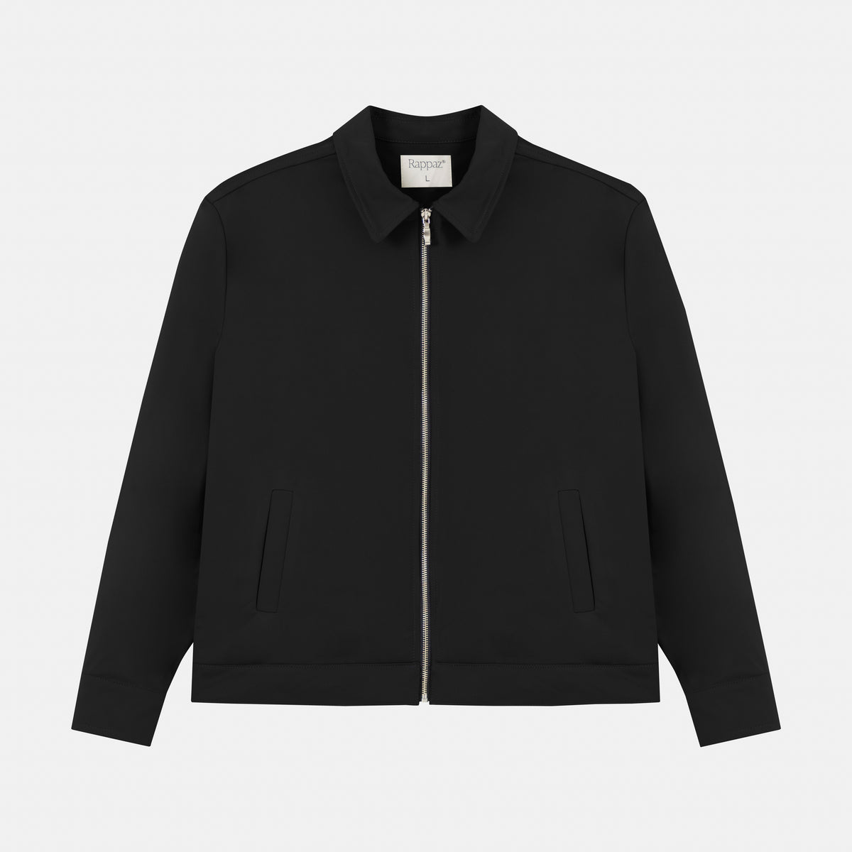 Clean Zip Jacket Negro