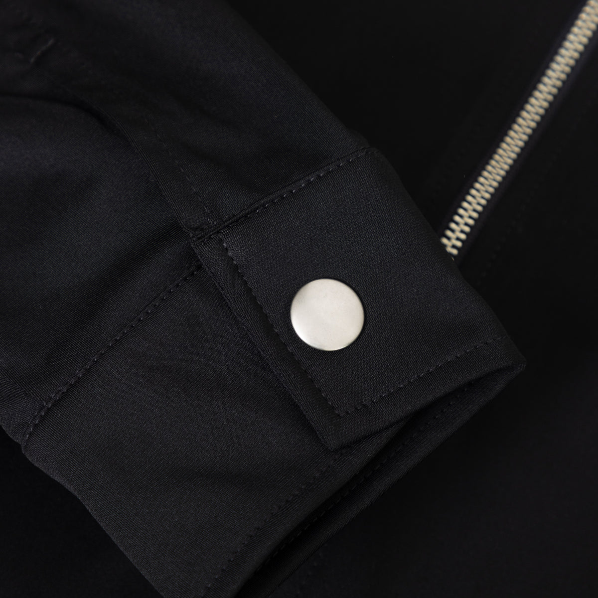 Clean Zip Jacket Negro