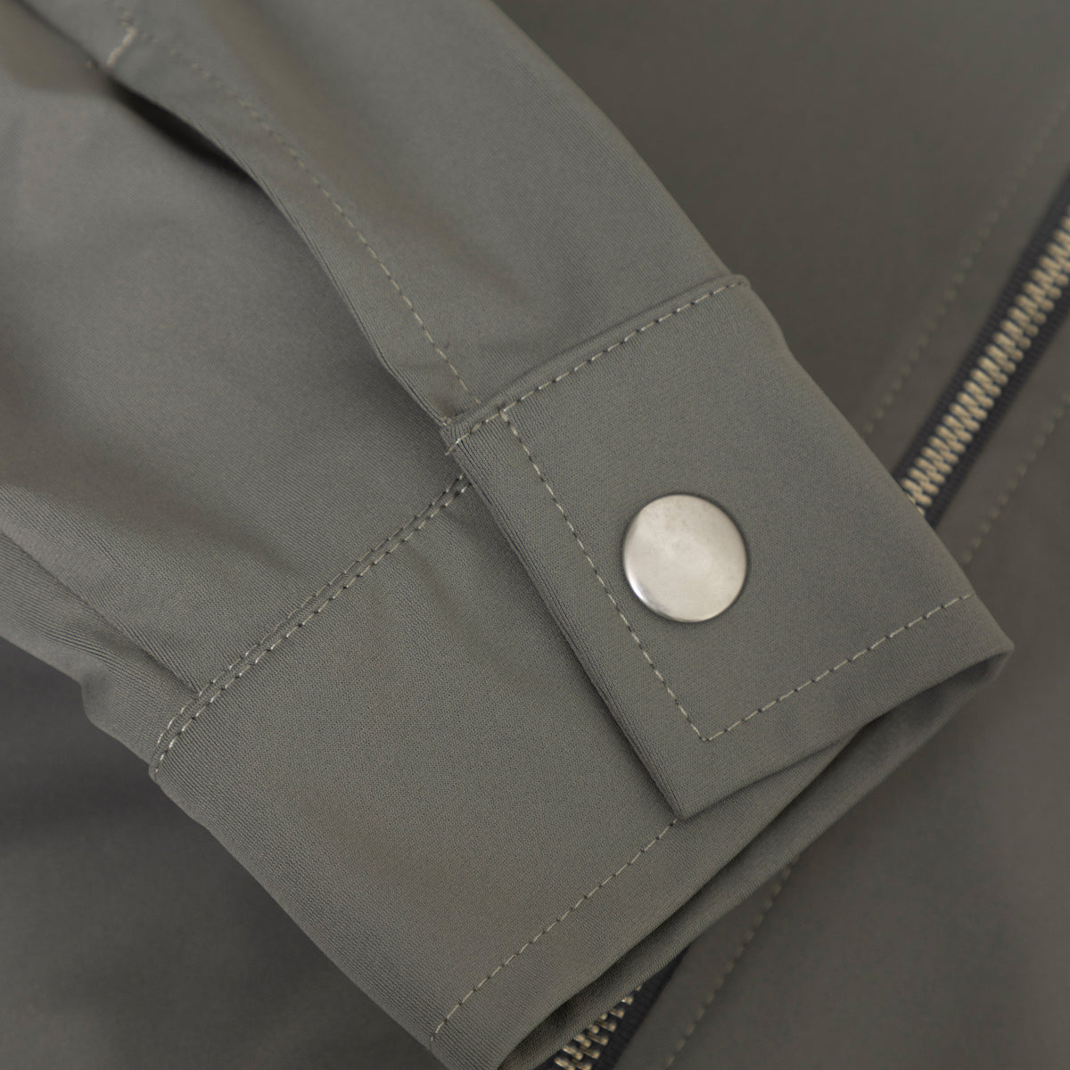 Clean Zip Jacket Taupe