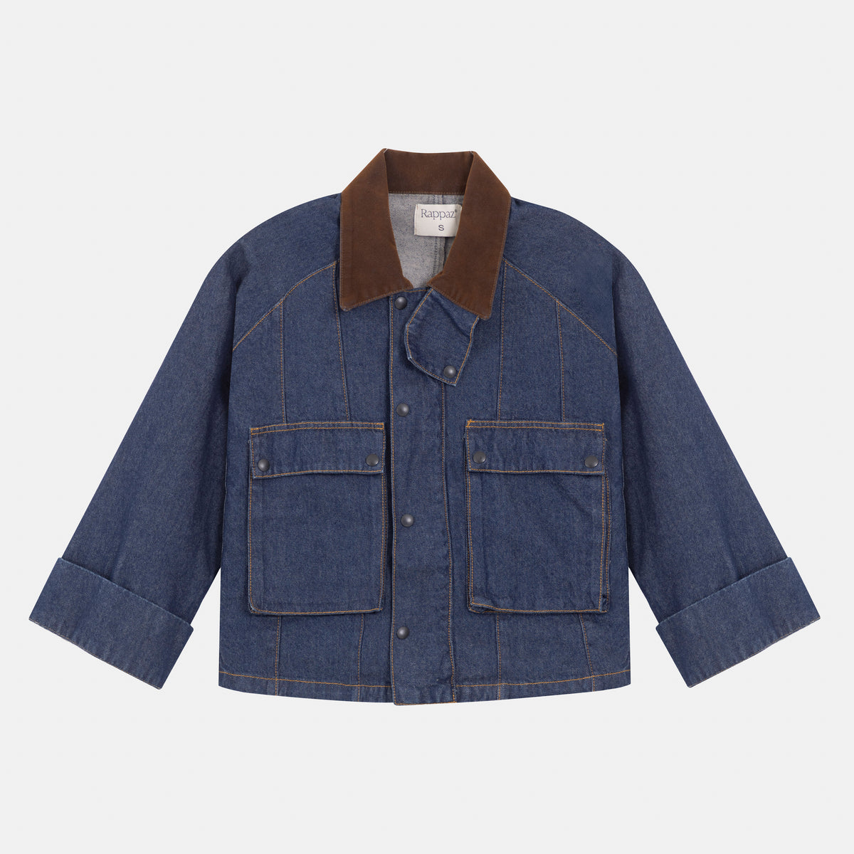 Ranch Boxy Jacket Azul Oscuro