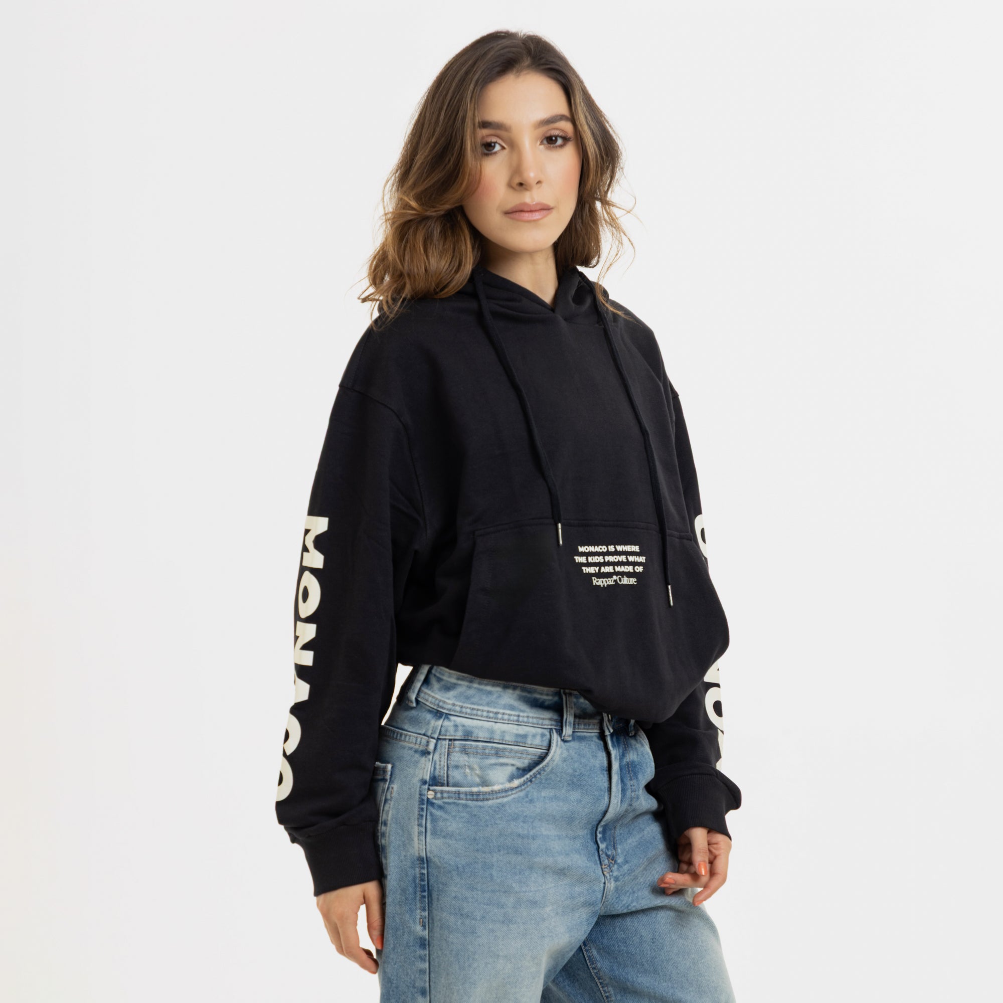 Hoodie Grand Prix Monaco Black WOMAN