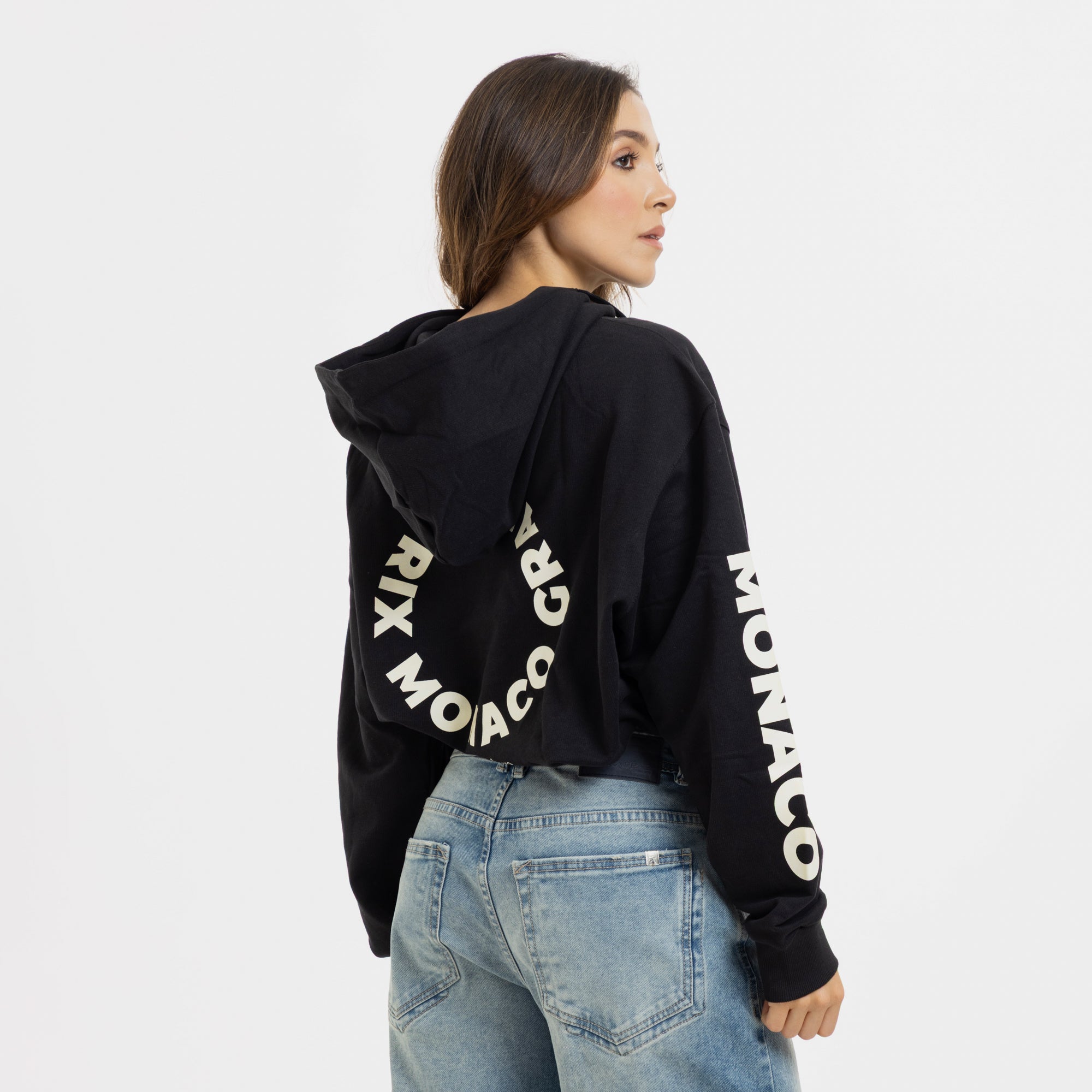 Hoodie Grand Prix Monaco Black WOMAN