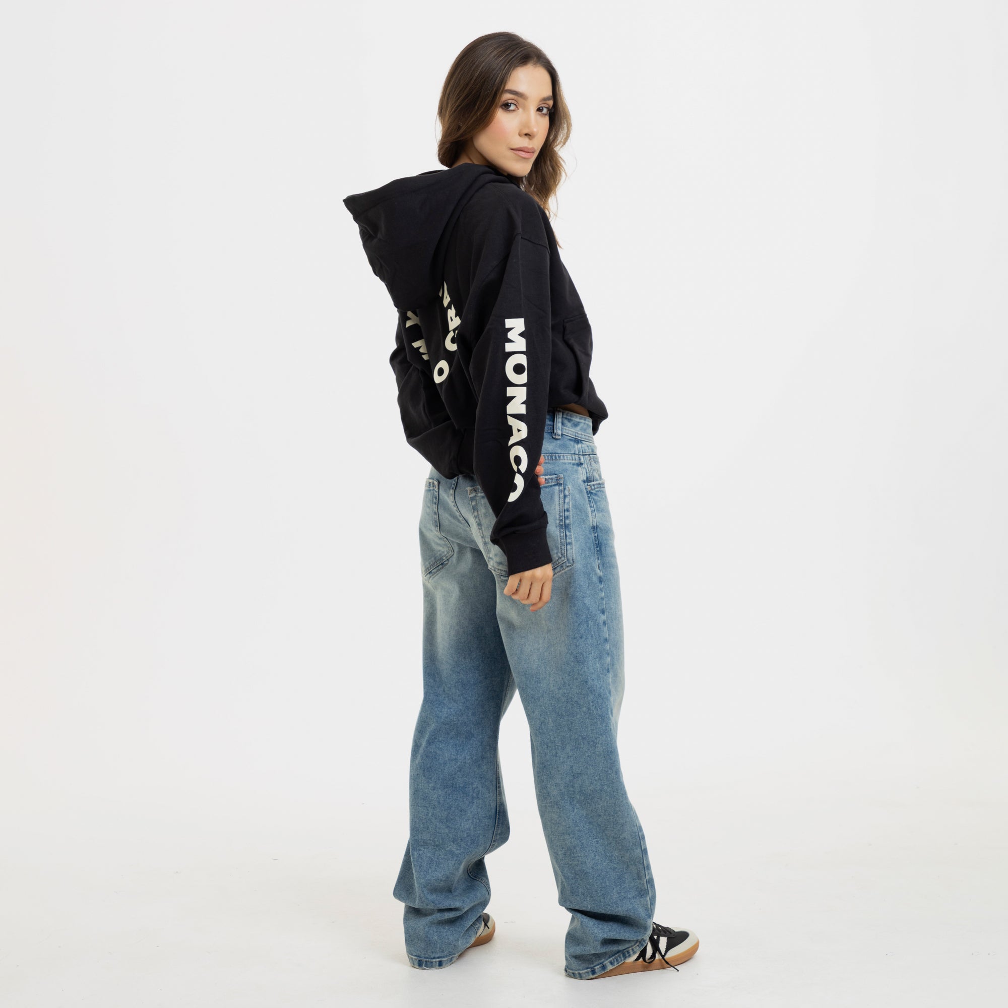 Hoodie Grand Prix Monaco Black WOMAN